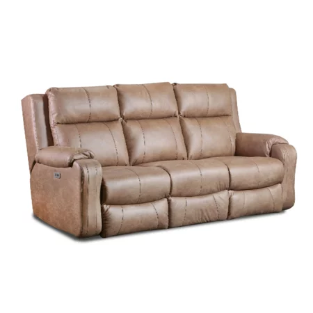 Double Power Reclining Sofa with Heat & Massage 
