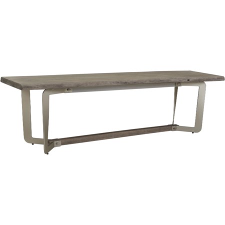 Live-Edge Dining Bench