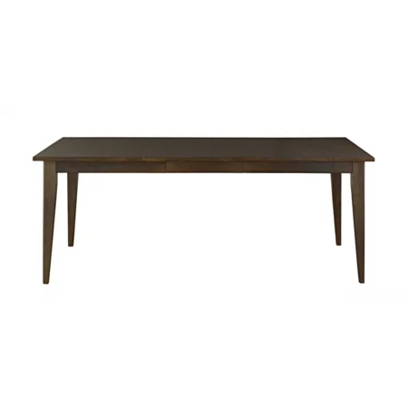 Customizable Solid Wood 60" Dining Table with Leaf