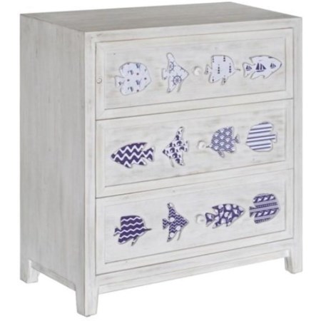 3 Drawer Accent Chest