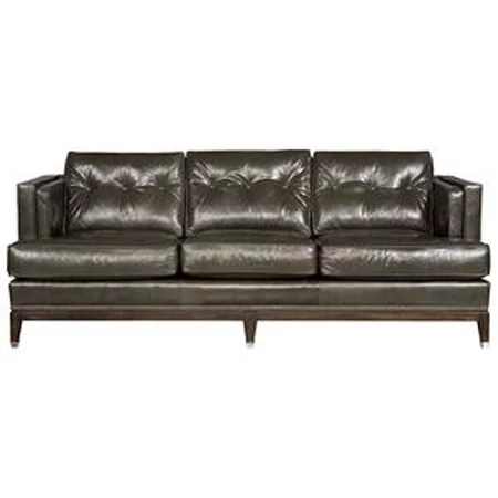 Sofa with Track Arms and Tufted Back