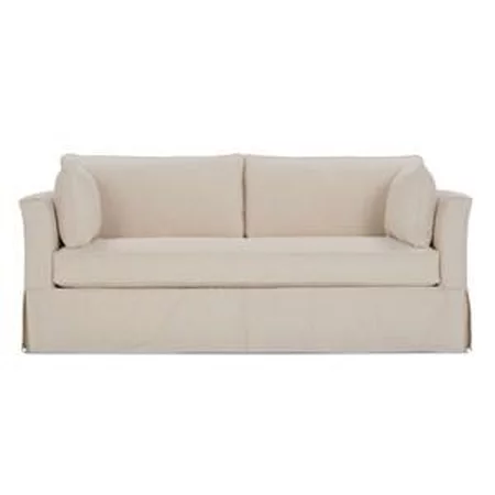 Slipcover Sofa with a Bench Seat