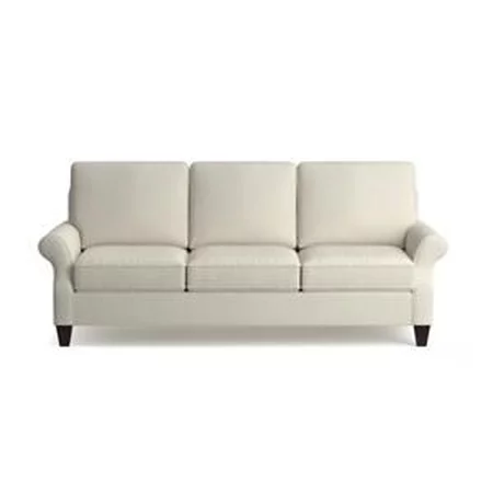 3 Seat Sofa with Sock Arms and Memory Foam Cushion Upgraded Seat Cushions