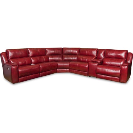 Sectional w/ Cup Holders and Power Headrests