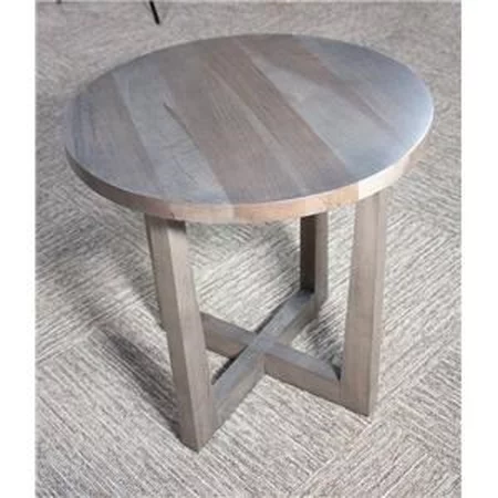 Benchmade Maple 24 Inch Round End Table