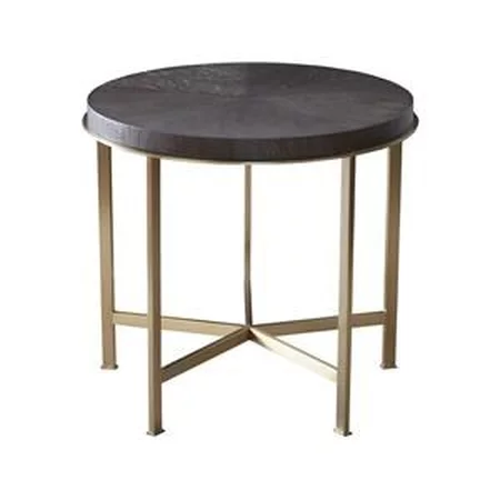 24 inch Round Axel Side Table