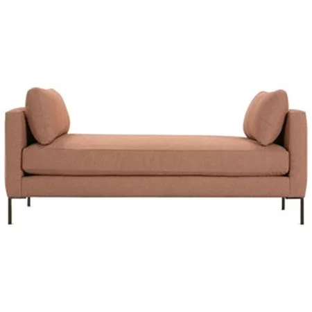 Contemporary Settee with Pillows