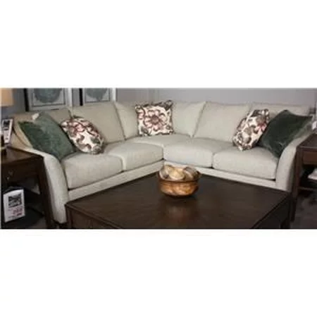 5 Seat Sectional Sofa with Pillows