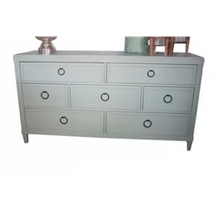 7 Drawer dresser with Cedar-Lined Bottom Drawers